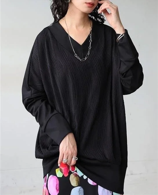 立体柄カットソー