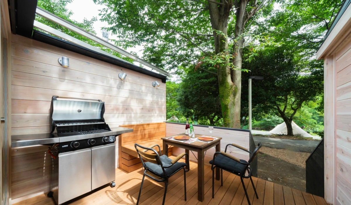 COMORIVERのBBQテラス