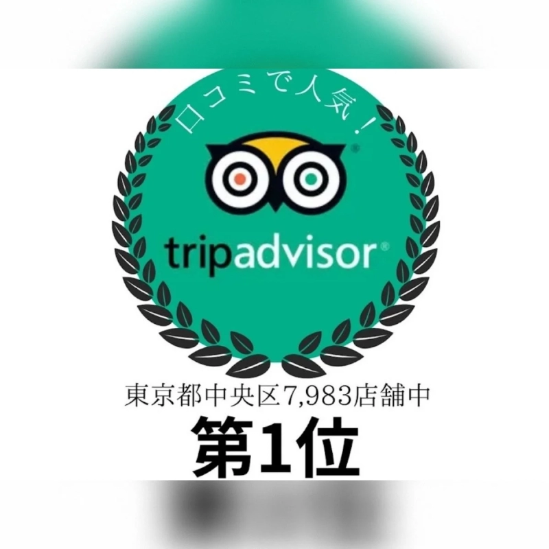 TripAdvisor 1位獲得