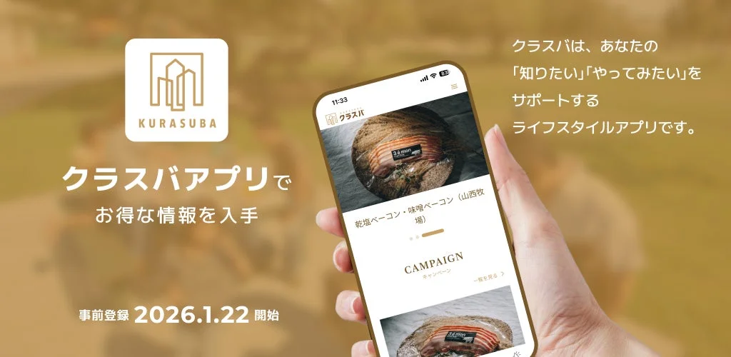 アプリトップ画面とキャンペーン情報