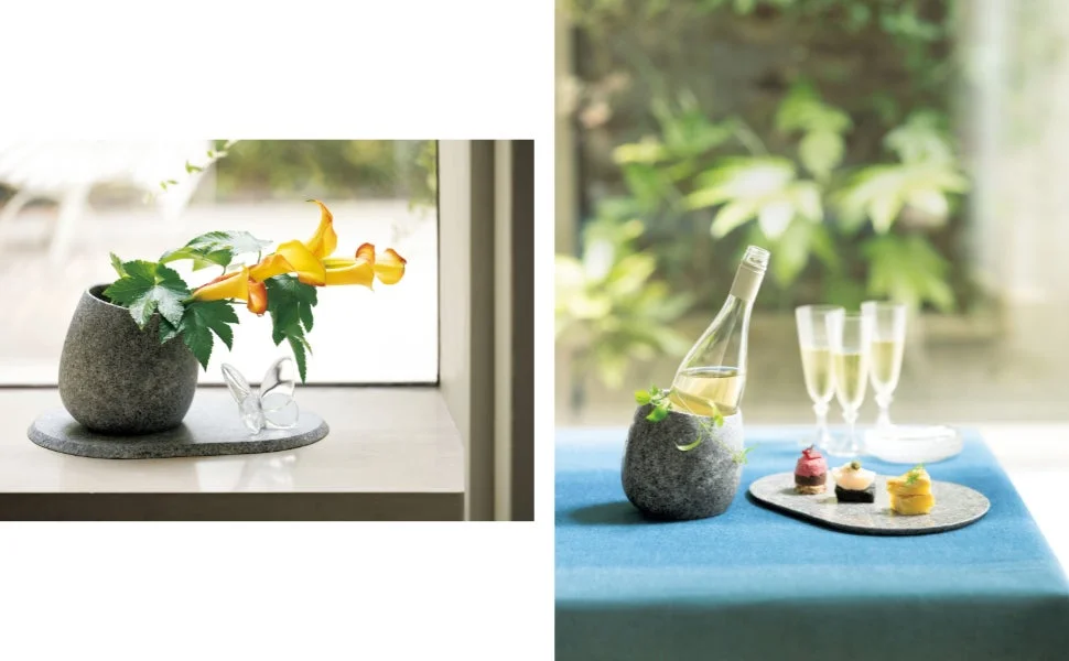 庵治石クーラーとプレート