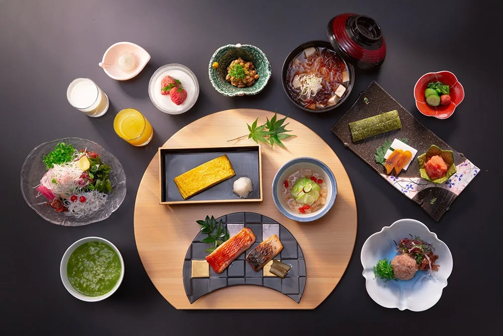豪華な和食膳の朝食