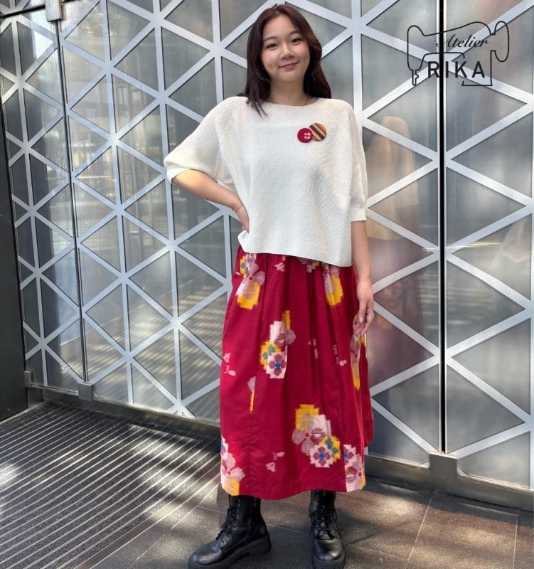 Atelier RIKAの着物リメイクスカート