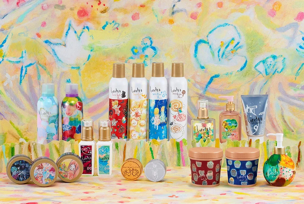 ロレッタ製品群のイラスト