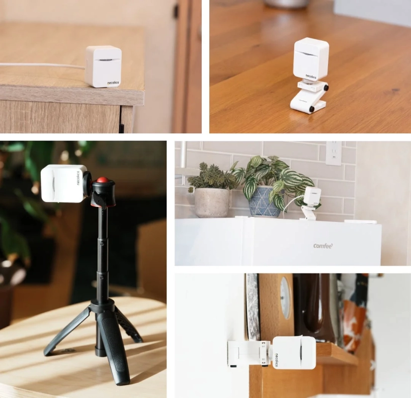 様々な設置環境で利用されているnecolicoデバイスの画像集