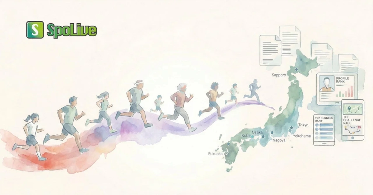 ランニングイベントのコンセプトイメージ