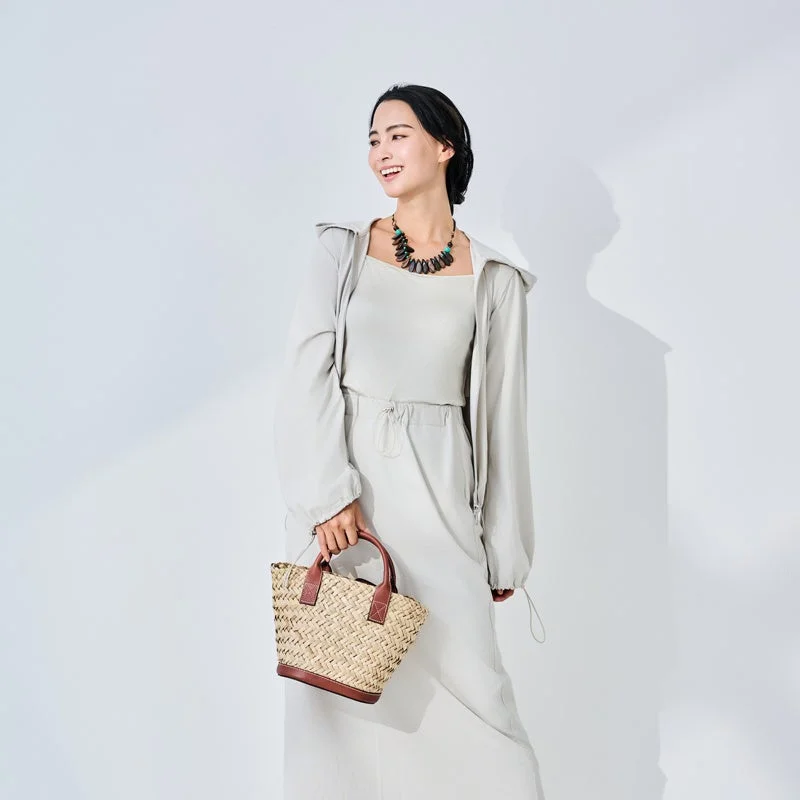 フード付きジャケットのセットアップイメージ