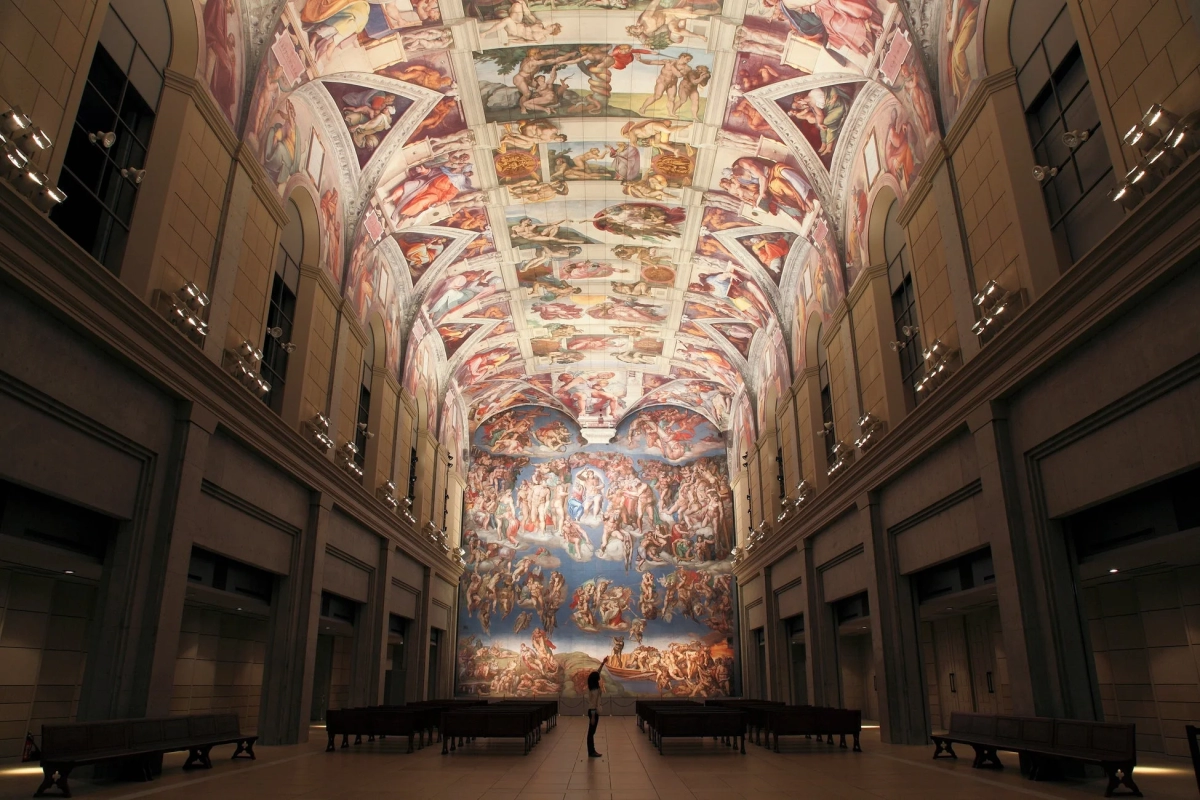 システィーナ礼拝堂の内部