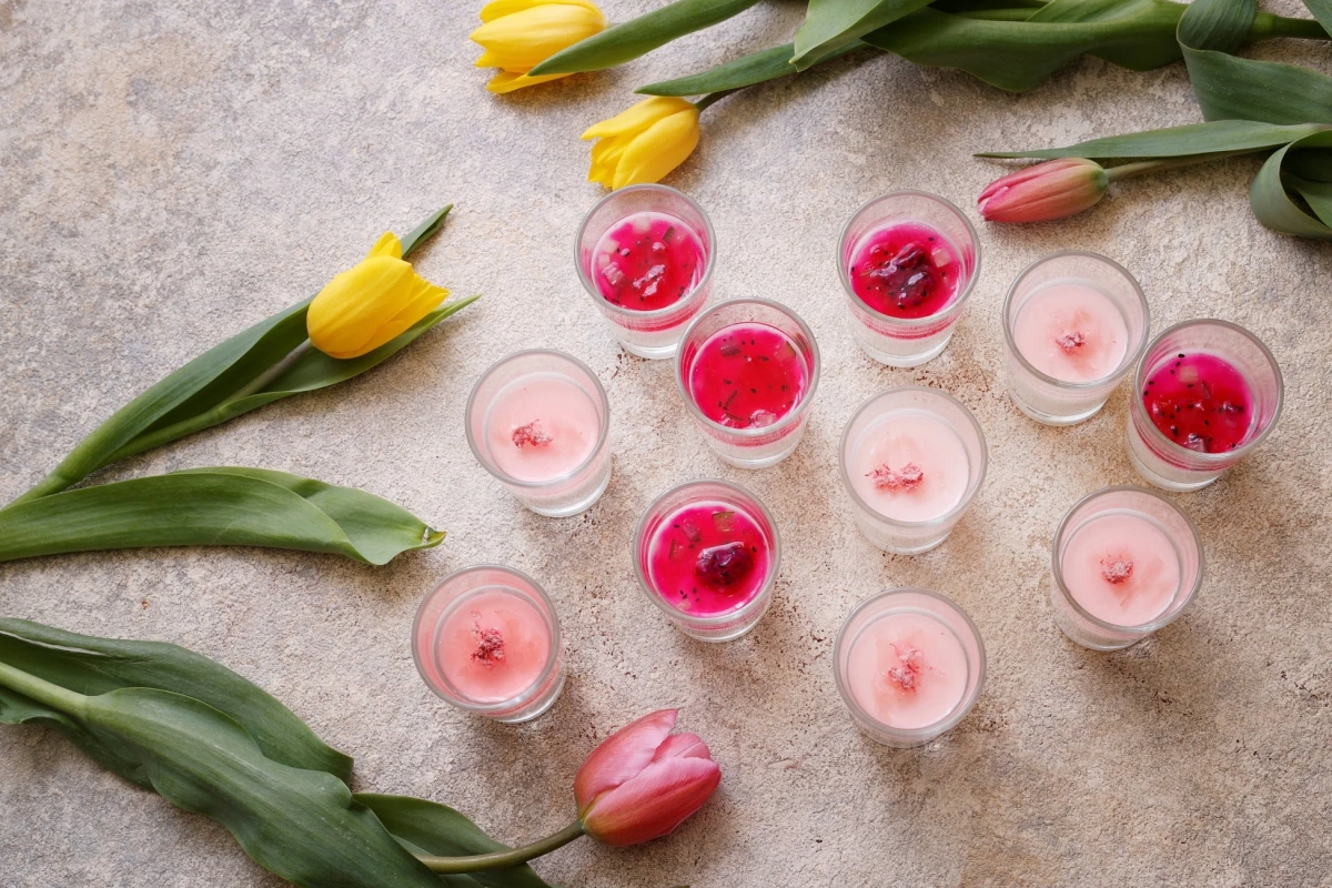 桜杏仁・ドラゴンフルーツ杏仁