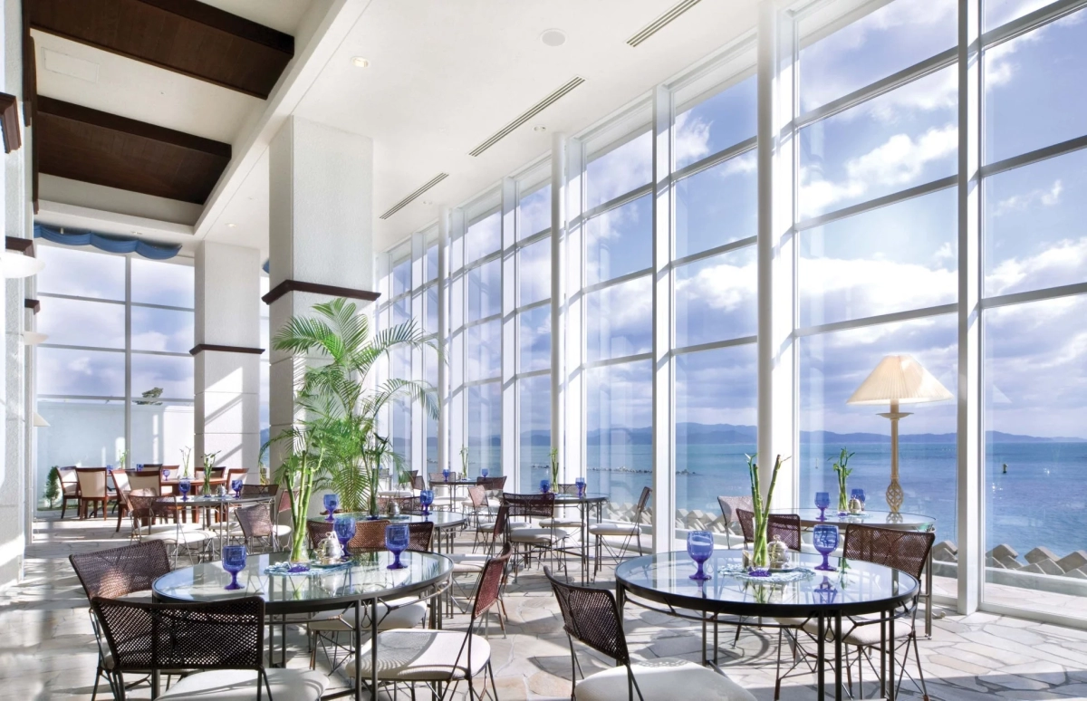 テラスカフェ オーゲからの景色