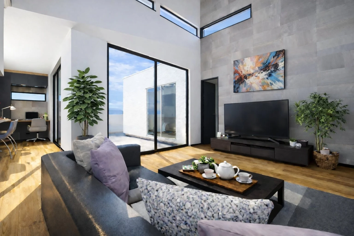 開放感のあるリビング