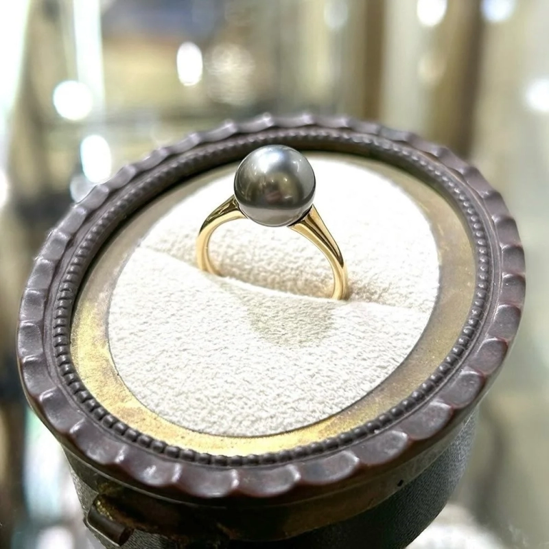 黒真珠リング
