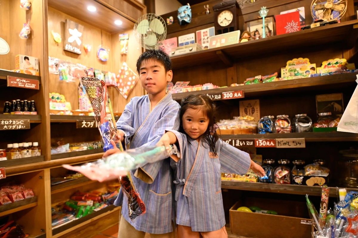 駄菓子屋の様子