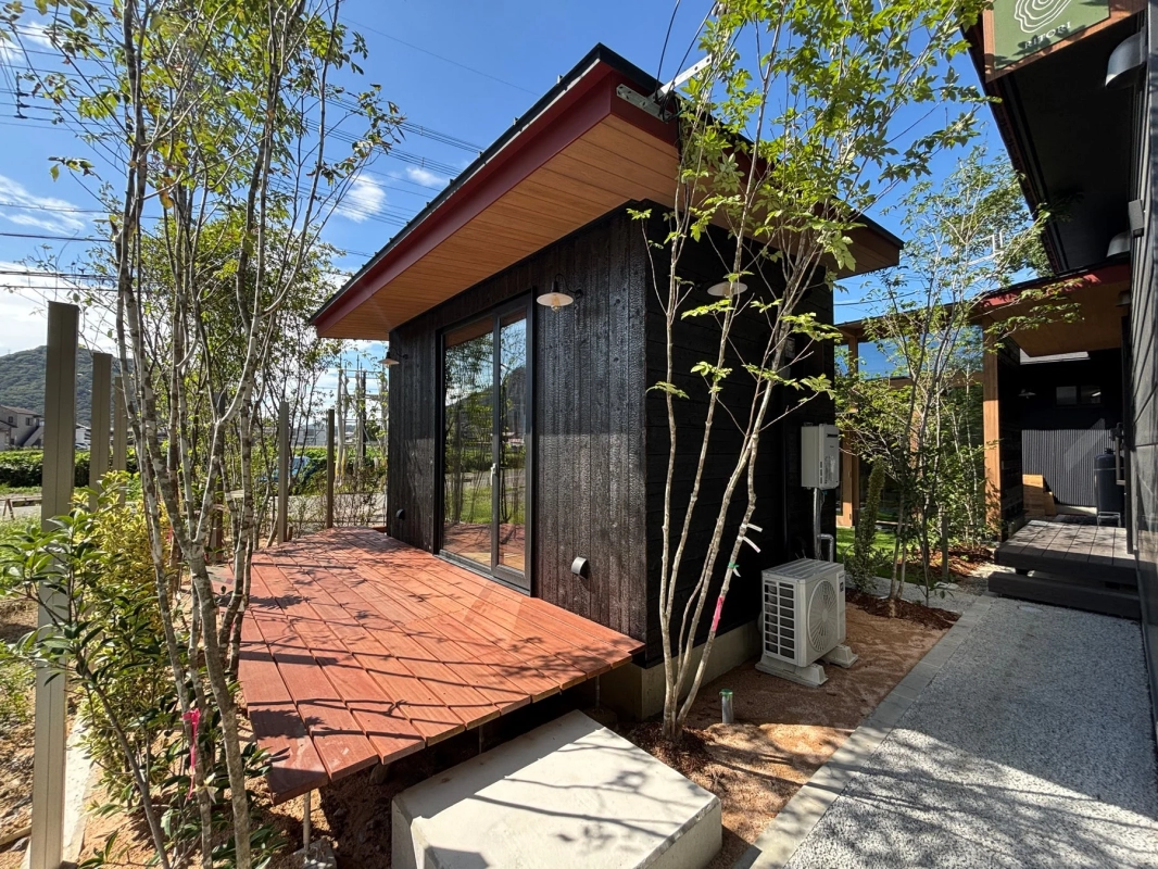 モダンな住宅の外観